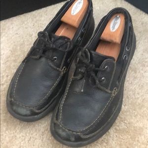Clark Provo! Boat shoes in black 10.5